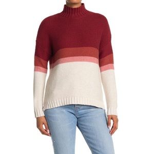 Marine Layer Warm Multi Stripe Remi Sweater Size Small